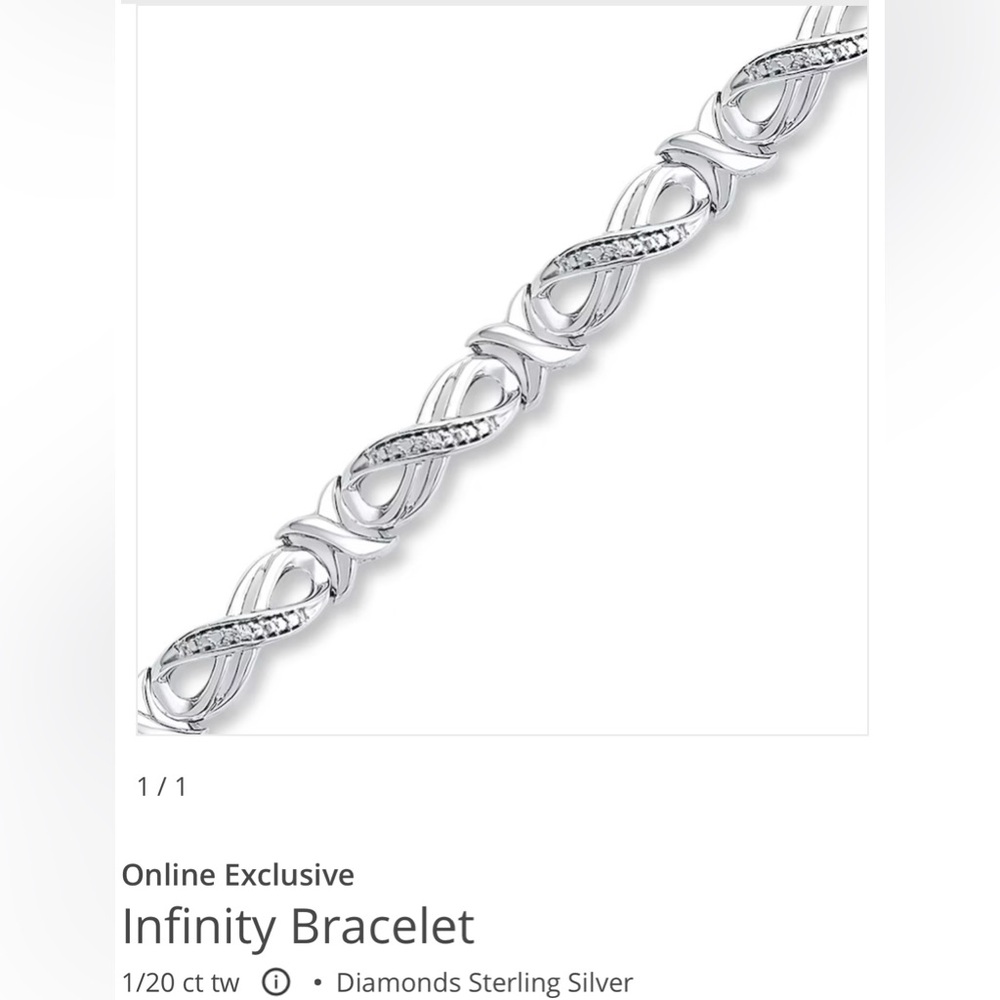 Diamond Infinity Bracelet